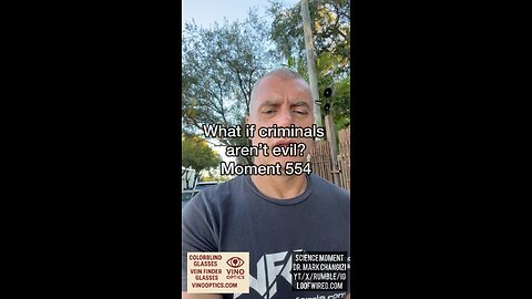 What if criminals aren’t evil? Moment 554
