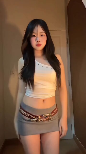 Dancing beautiful girl