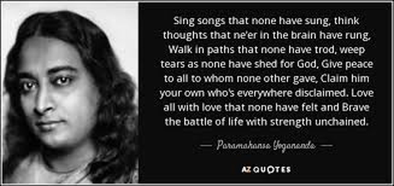 "Walk In Paths That None Have Trod"