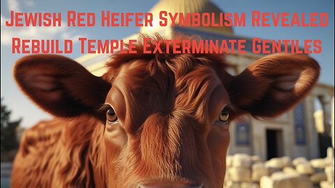 Juish Red Heifer Symbolism Revealed: Rebuild Temple Exterminate Gentiles by CJB
