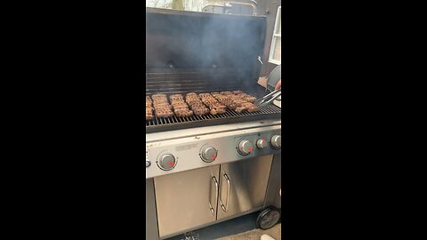 Grilled skinless sausage