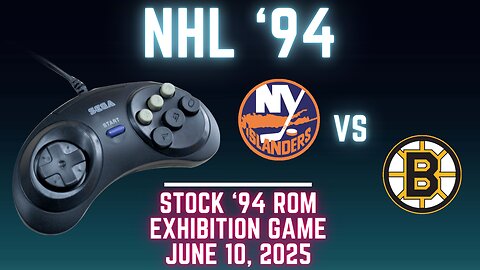 NHL '94: Islanders (Len the Lengend) at Bruins (FlamShelter) {Genesis} - Exhibition 137