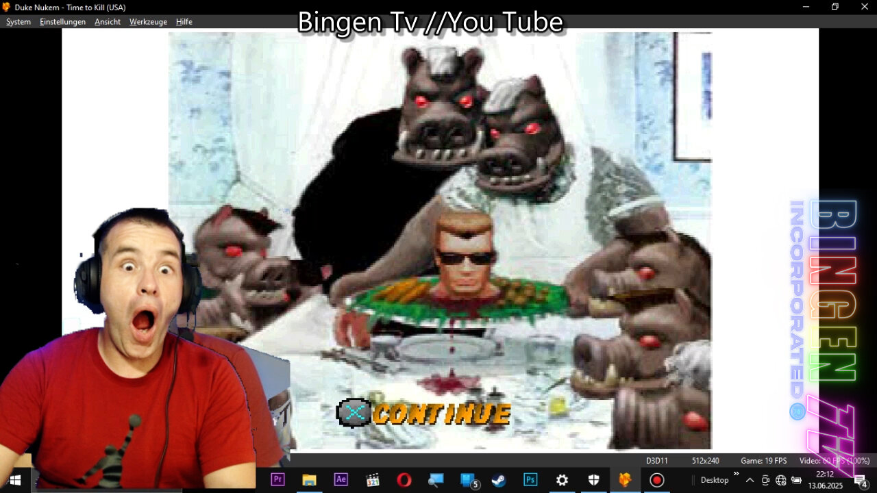 German Dude does Lets Plays and talks bad english