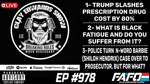 What is "Black Fatigue"? Trump Brings Down Drug Cost By 80% & More (Ep #978)