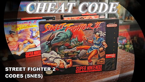 Street Fighter 2 CHEAT CODES | SNES | What else do they work on ??
