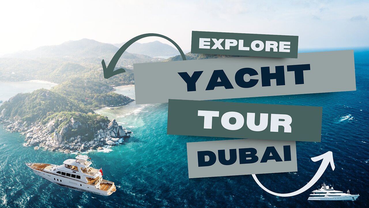 Luxury Yacht Tour Dubai 🛥️ | Inside an Exclusive Dubai Yacht Experience
