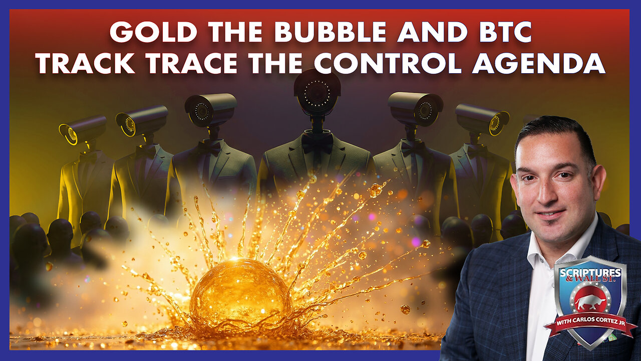 SCRIPTURES AND WALLSTREET - GOLD THE BUBBLE AND BTC TRACK TRACE THE CONTROL AGENDA