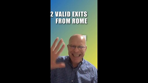 Rome offers two exits—but only one is real.
