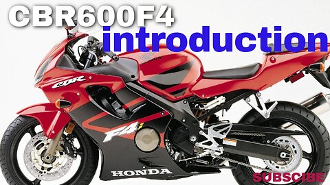 Honda cbr600f4 promotional introduction