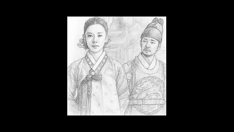 අභීත දියණි දොන්යි සහ සුක්ජෝන් රජතුමා Pencil Sketch ✏️ Historical Korean Drama Art #geethartstudio​