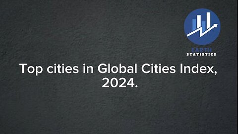 Top cities in Global Cities Index, 2024...