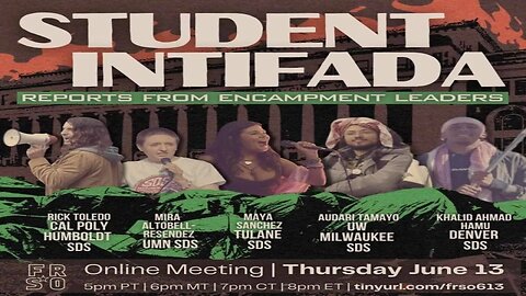 The Student Intifada - FRSO