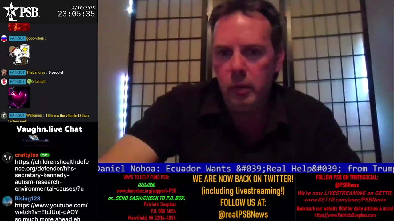 2025-04-16 23:01 EDT - Crossing the Matrix: with Chris