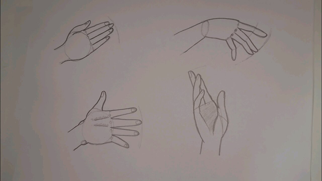how to draw hands