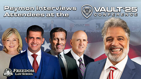 Peymon Interviews attendees at The Vault '25 Conference
