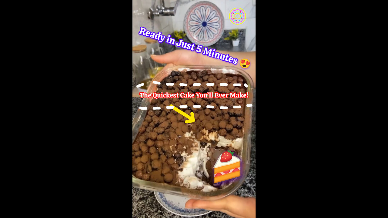 The Quickest Cake You’ll Ever Make! Ready in Just 5 Minutes 😍🍰