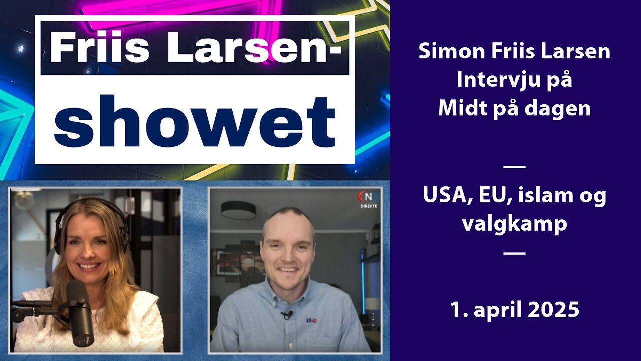 USA, EU, islam og valgkamp – Intervju på Midt på dagen