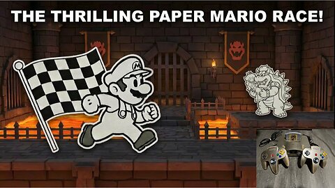 The Awesome Paper Mario Race With @WorldofGaming!