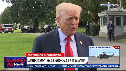 President Trump Speaks to Reporters Before Departing the White House