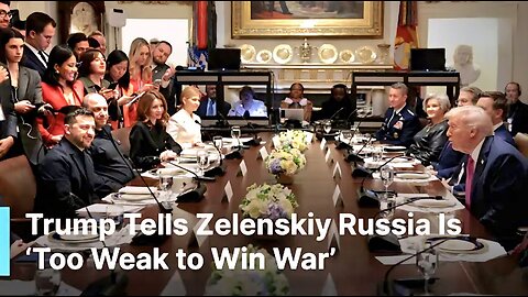 WATCH: Trump Mocks Russia as ‘Paper Tiger,’ Says Moscow Too Weak to Win in Ukraine