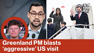 Greenland PM blasts 'aggressive' US visit | Reporter Replay