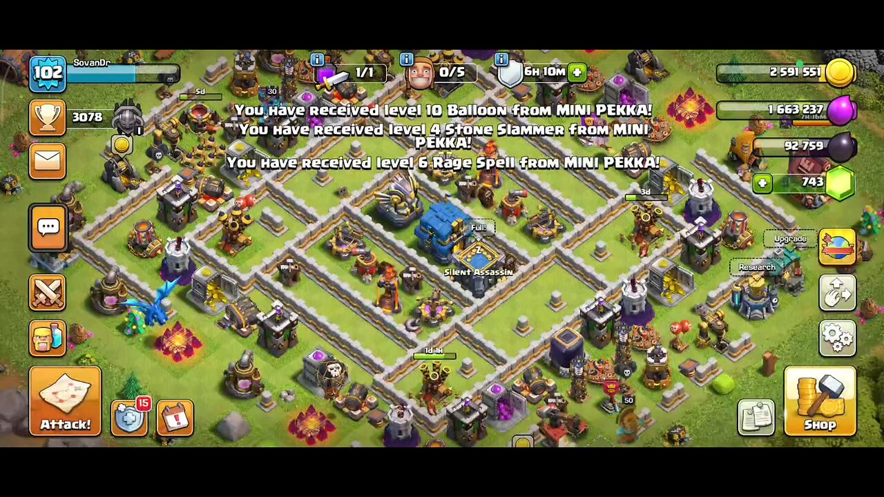 clash of clans gameplay part - 43