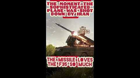 Iran's missiles love the F-35, they chase them until they find them 