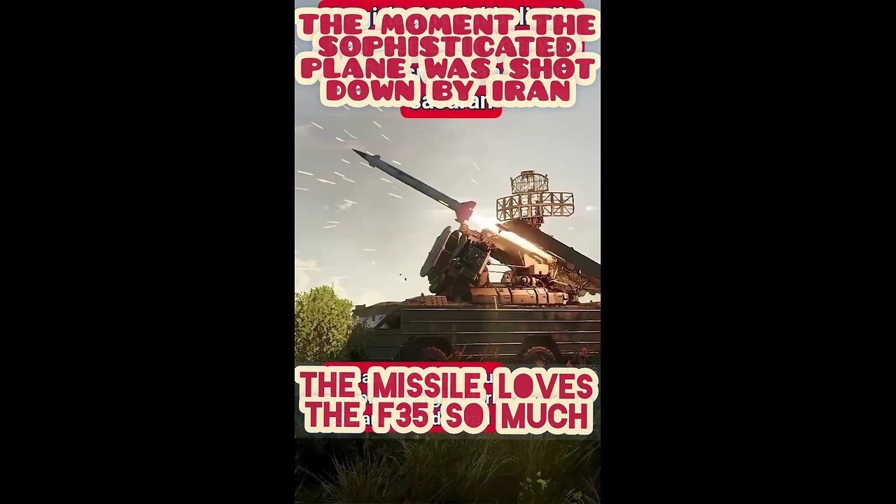 Iran's missiles love the F-35, they chase them until they find them