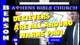 Many Unruly Deceivers Running Around | 1 Titus 1:9-11 | Athens Bible Church