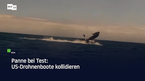 Panne bei Test: US-Drohnenboot lernt fliegen
