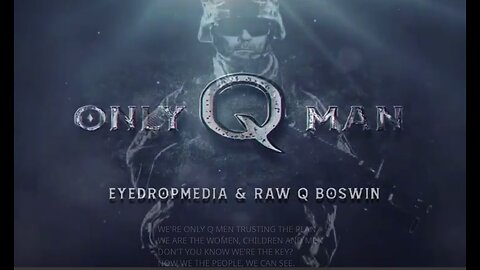 WE'RE ONLY Q MEN TRUSTING THE PLAN