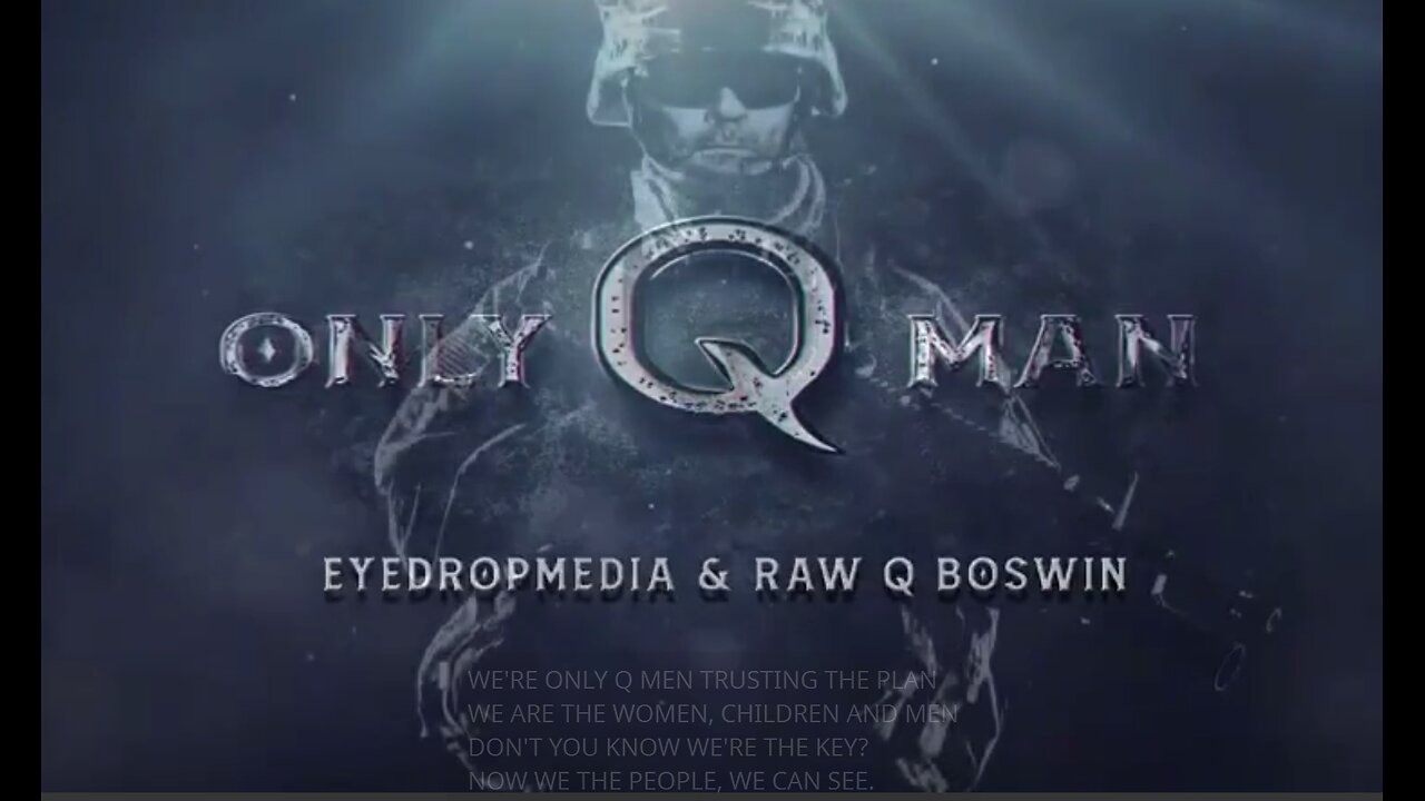 WE'RE ONLY Q MEN TRUSTING THE PLAN