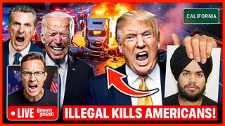 Illegal Alien Trucker Released By Biden KILLS Three in DEADLY DUI Crash, California License SCANDAL