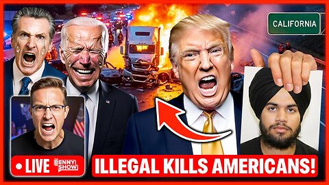 Illegal Alien Trucker Released By Biden KILLS Three in DEADLY DUI Crash, California License SCANDAL