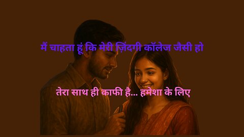 तेरा साथ – जब कॉलेज की लव स्टोरी बन गई ज़िंदगी की हकीकत ❤️ | College Romance Story