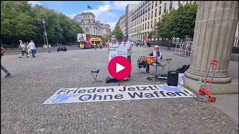 🕊 07.06.2025 - Mahnwache für den Frieden - Brandenburger Tor - Berlin 🕊