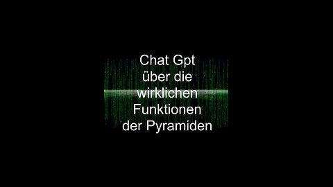Chat Gpt über die Pyramiden