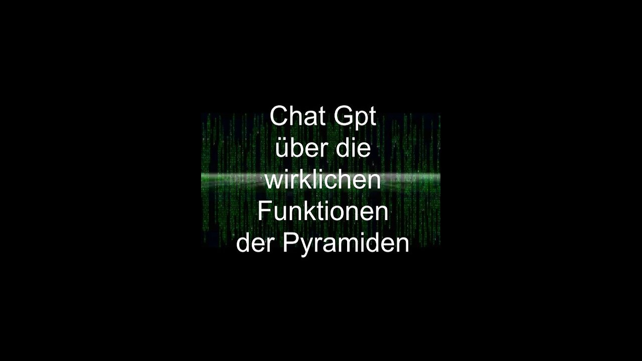 Chat Gpt über die Pyramiden