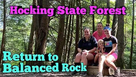 Return to Balanced Rock Hocking Forest Ohio