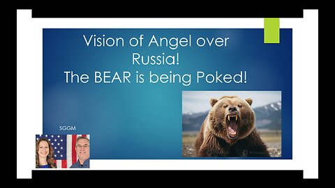 Vision of the Angel over Russia (the Bear is being poked!) - Tiffany Root & Kirk VandeGuchte #Uriel