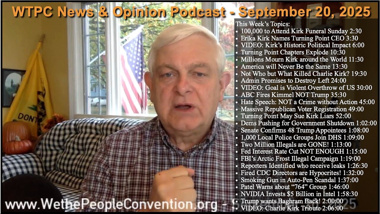 We the People Convention Weekly News & Opinion 9-20-25
