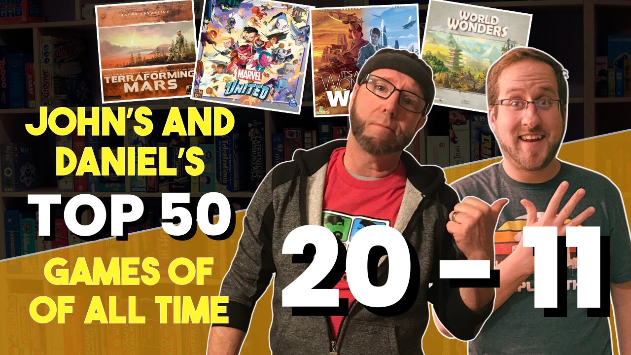 Top 50 Board Games of All Time #20 - #11