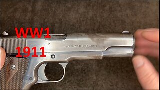 Colt 1911 - Overview & Conservation
