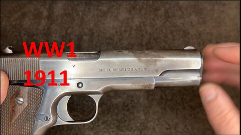 Colt 1911 - Overview & Conservation
