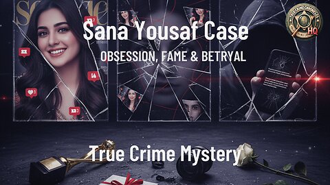 Sana Yousaf Case: Obsession, Fame & Betrayal 🔍 True Crime Mystery 😱