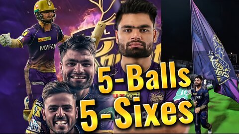 5 Sixes in 5 Balls – Rinku Singh’s Unbelievable Finish | IPL 2023 KKR vs GT
