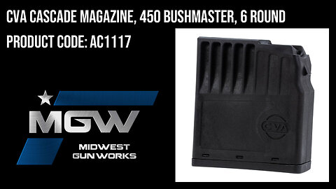 CVA Cascade Magazine, 450 Bushmaster, 6 Round - AC1117