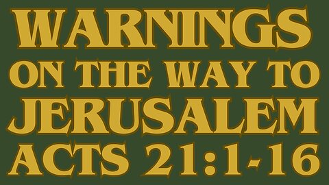 ECF Livestream 05-4-2025 | Acts 21:1-6_Kevin Salinas | Worship with Dan Smith