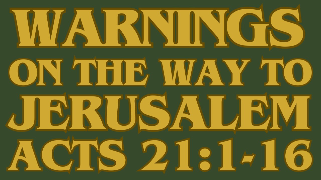 ECF Livestream 05-4-2025 | Acts 21:1-6_Kevin Salinas | Worship with Dan Smith