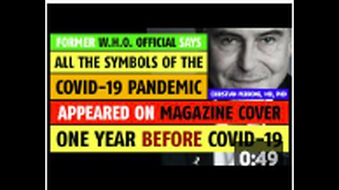 "Magazine Cover Featured COVID-19 Symbols A Year Before Pandemic Outbreak"